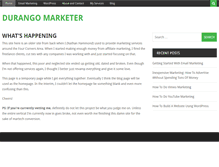 Tablet Screenshot of durangomarketer.com